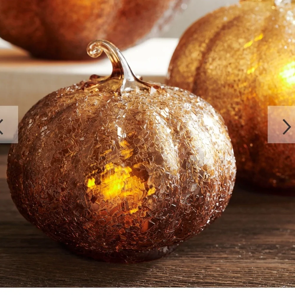 Pottery barn pumpkin medium size new w/o box